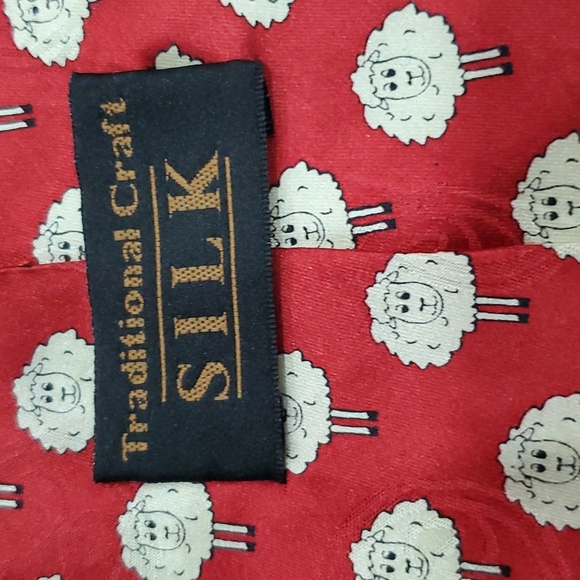 💥50% sale💥Black Sheep Tradition Craft silk tie #1145 - Picture 6 of 7